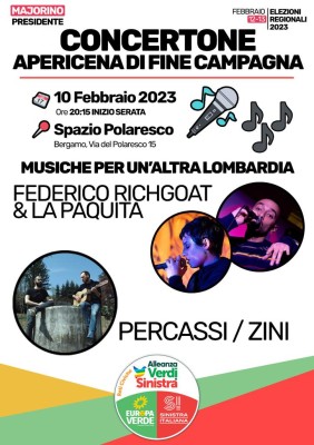 Musiche per un'Altra Lombardia - Bergamo - Verdi&Sinistra con Born To Rap