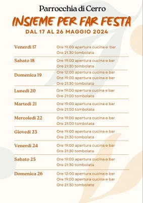 INSIEME PER FAR FESTA