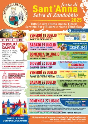 FESTA DI SANT'ANNA - SELVA DI ZANDOBBIO (BG)