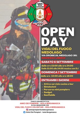 Open Day Vigili del Fuoco Volontari Isola Bergamasca